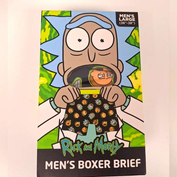 Rick and Morty Mens boxers- Sz Large - New in box - Picture 1 of 1